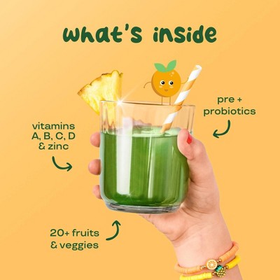BLOOM NUTRITION Kids' - Greens and Superfoods Powder - Tropical Punch - 25ct