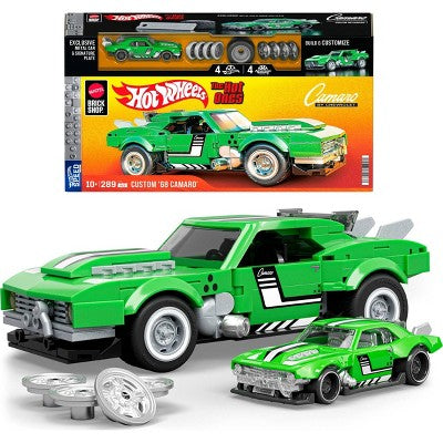 Mattel Brick Shop Hot Wheels Custom 68 Camaro Building Kit - 289pc