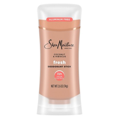 SheaMoisture Solid Deodorant Stick - Fresh Coconut & Hibiscus - Aluminum-Free 2.6oz
