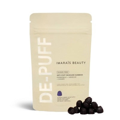 Imarais Beauty De-Puff Anti-Bloat Gummies for Fast Bloating Relief - Vegan and Sugar-Free - 30ct