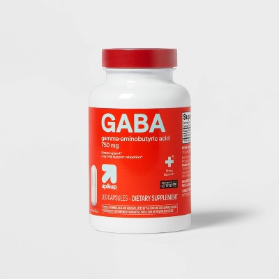 GABA Dietary Supplements - 750mg Capsule - 100ct - up&up