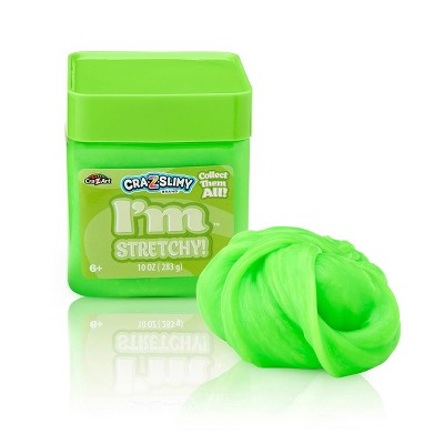 Cra-Z-Slimy I'm Stretchy Green Slime Jar 7.8oz
