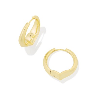 Kendra Scott Henley Metal Hoop Earrings - Gold