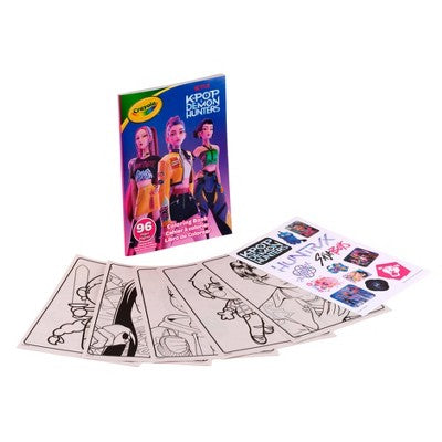 Crayola 10.75"x7.75" K-Pop Demon Hunters Coloring Book 96 Pages
