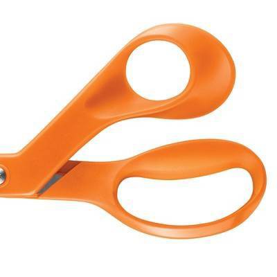 Fiskars 8" Premier Bent Sewing Scissors - Orange