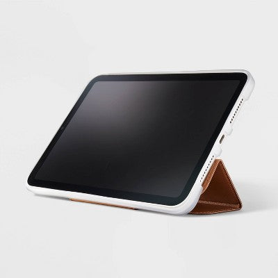 Apple iPad Mini Folio Faux Leather Case - heyday Brown