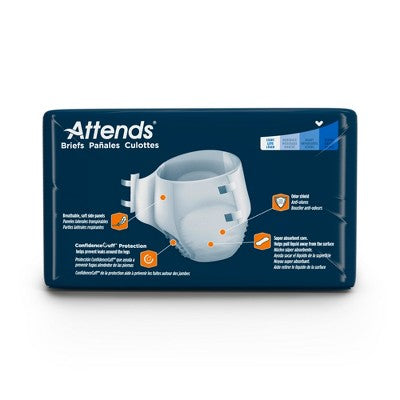 Attends Youth Incontinence Brief S Heavy Absorbency Breathable, DD10, 27, 24 Ct