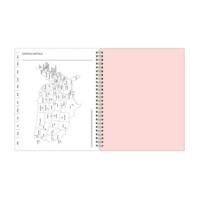 Blue Sky 2026 Weekly/Monthly Month Planner 7"x9" with List Pad Kendrice