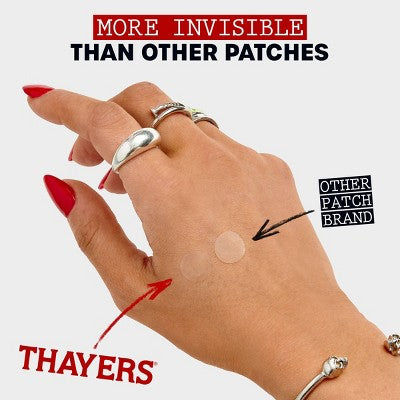 Thayers Natural Remedies Invisible S.O.S Hydrocolloid Ultra-Thin Acne Pimple Patch - 22ct