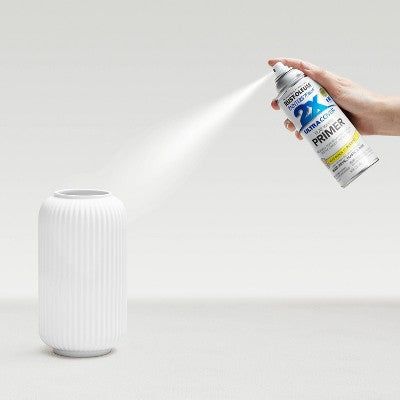 Rust-Oleum 12oz Painters Touch 2X Ultra Cover Spray Paint White Primer: Matte Enamel for Interior & Exterior Surfaces