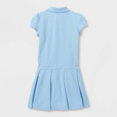 Girls' Pleated Uniform Tennis Dress - Cat & Jack Light Blue XS