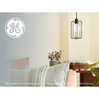 GE Household Lighting 60W LED G25 Pearl RLX CL 2ct Soft White