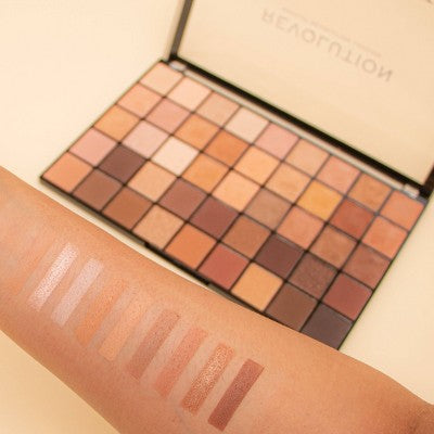 Makeup Revolution Maxi Reloaded Eyeshadow Palette - Ultimate Nudes - 2.16oz