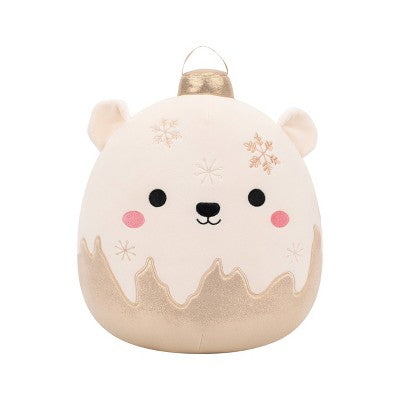 Squishmallows 12" Brooke Polar Bear Ornament with Frosted Bottom Medium Plush