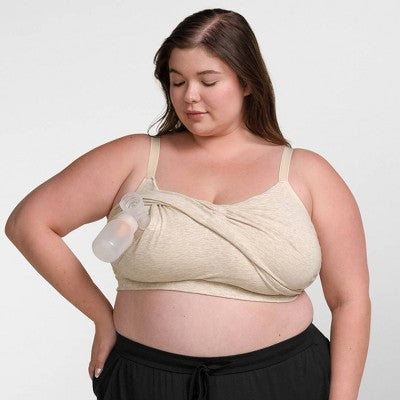Kindred Bravely Women's PumpingBra - Oatmeal XXL