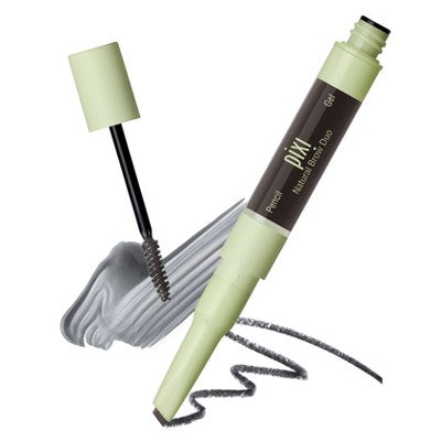 Pixi By Petra Natural Brow Duo - Soft Black - 0.087 fl oz