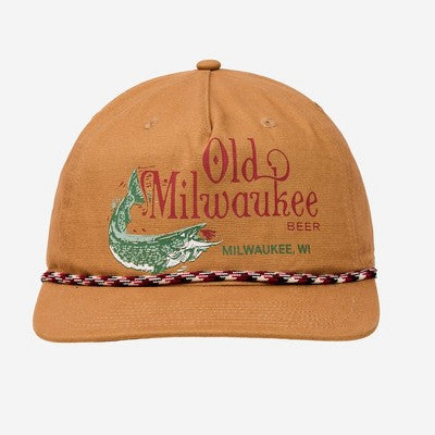 Men's Old Milwaukee Baseball Hat - Rust