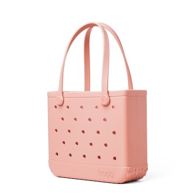 Bogg Bag Baby Bogg Tote Bag - Peach Daiquiri: Plastic Vinyl Shoulder Handbag