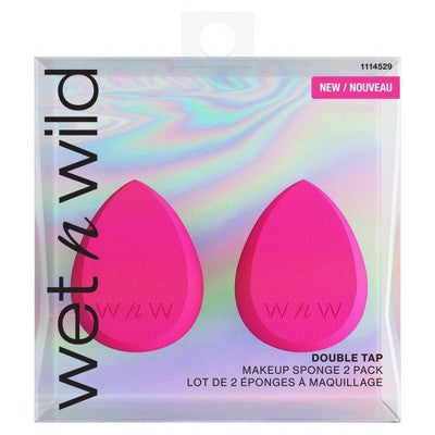 Wet n Wild Double Tap Makeup Sponge - 2pk- Pink
