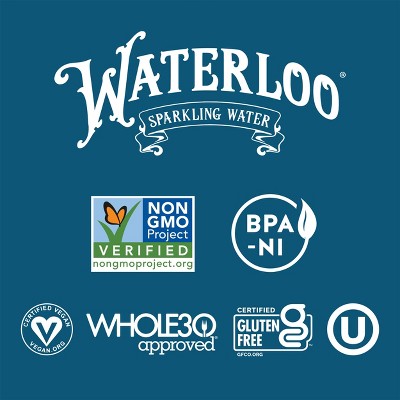 Waterloo Raspberry Nectarine Sparkling Water - 8pk/12 fl oz Cans