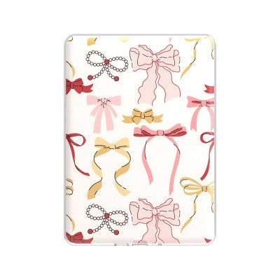 GEMS E-Reader 6.8" Clear Case - Bow Inserts: Abstract Pattern TPU Cover for Kindle Paperwhite