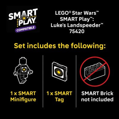 LEGO Star Wars SMART Play: Luke's Landspeeder Set 75420
