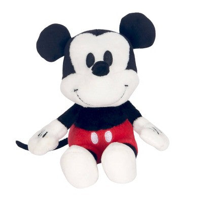 Lambs & Ivy Mickey Mouse Swaddle Blanket & Plush Infant Gift Set - 2pk: Cotton, 44" x 44", Animals Pattern