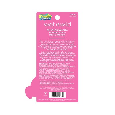 Wet n Wild SpongeBob Waterproof Mascara - Black - 0.21 fl oz