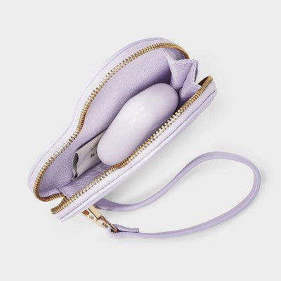 Conversation Heart Wristlet - A New Day Purple