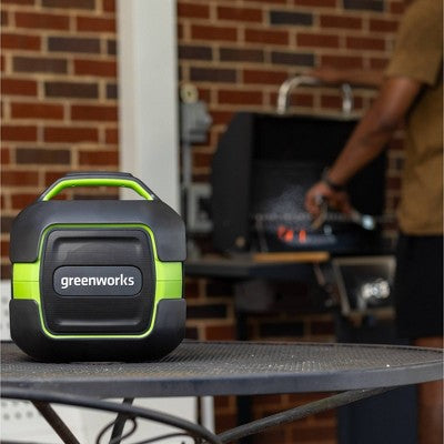 Greenworks POWERALL 24V Outdoor Bluetooth Portable Speaker with 2Ah Battery