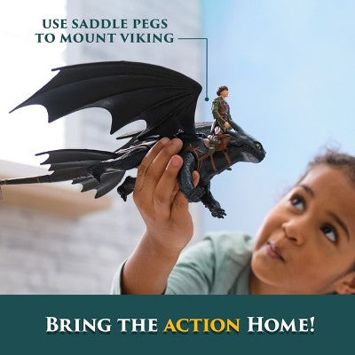 How to Train Your Dragon Viking and Toothless Action Figure