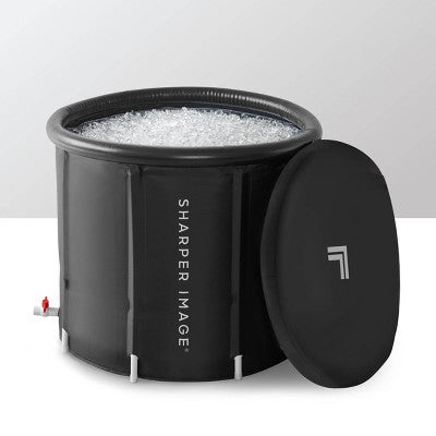 Sharper Image Portable Ice Bath 31.5"x29.5" Oval Plunge Pool: PVC Frame & Liner (LOCAL PICKUP ONLY)