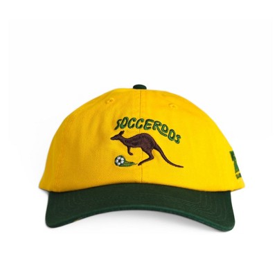 Kangaroos Soccer Dad Cap - Talisman Yellow