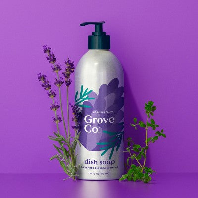 Grove Co. Lavender Blossom & Thyme Dish Soap - 16 fl oz