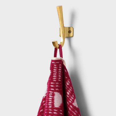 40"x72" Ikat Terry Oversized Beach Towel with Fringes Pink - Threshold