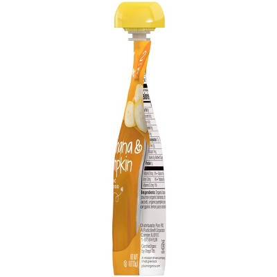 Plum Organics Baby Food Stage 2 Pumpkin & Banana 4oz