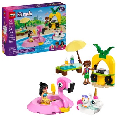 LEGO Friends Unicorn & Flamingo Pool Party 42658