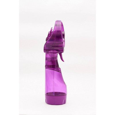 O2COOL Deluxe Handheld Misting Fan Colors May Vary: Portable Personal Spray Fan, Battery Operated, Smooth Plastic Finish