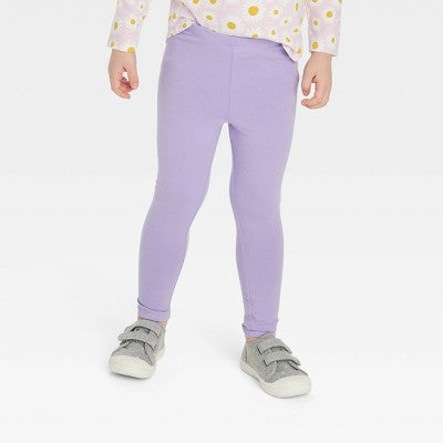 Toddler Girls' 2pk Leggings - Cat & Jack Purple/Pink 18M