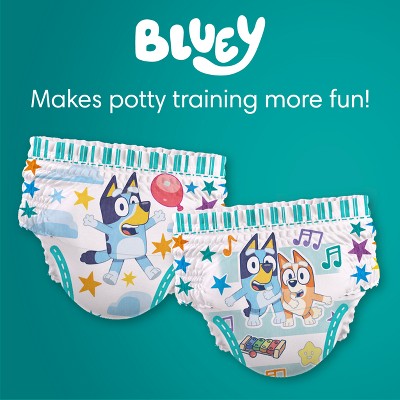 Pampers Easy Ups Bluey Training Underwear - Size 6T-7T - 68ct