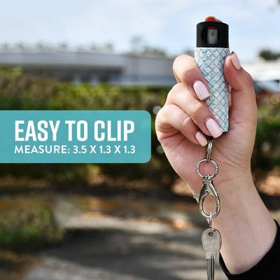 Guard Dog Security Bling It on Pepper Spray 2pk Glow-In-The-Dark 16' Distance Teal and Mermaid: Protection for Women, Camping