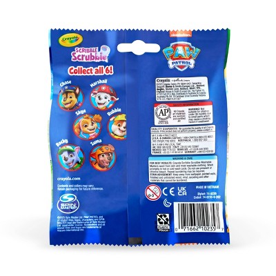 Crayola Scribble Scrubbies Paw Patrol Stocking Stuffer