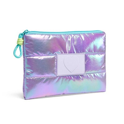 TwelveNYC Tween Handbag Organizer Puffy Pouch - Purple