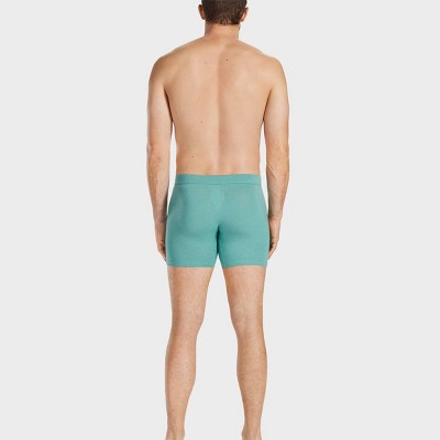 Pair of Thieves Men's Quick Dry Cotton Boxer Briefs 3pk - Green XL: Mid Rise, Full Waistband Elastic, Machine Washable