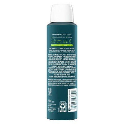 Degree 72H Odor Protection Whole Body Deodorant Spray for Men Active Fresh - Aluminum Free 4oz
