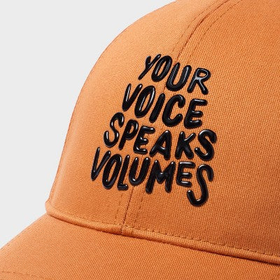 Black History Month Satin-Lined Baseball Hat - Brown