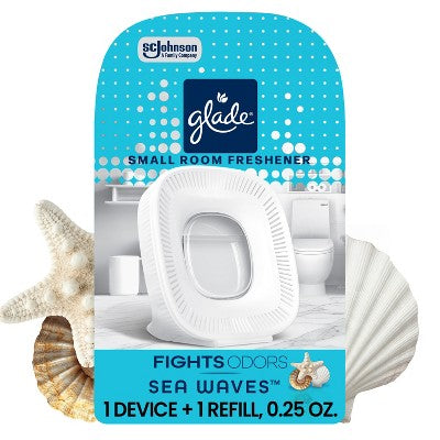 Glade Small Room Scented Air Freshener Starter Kits - Sea Waves Starter - 0.25oz: Oil Non-Powered