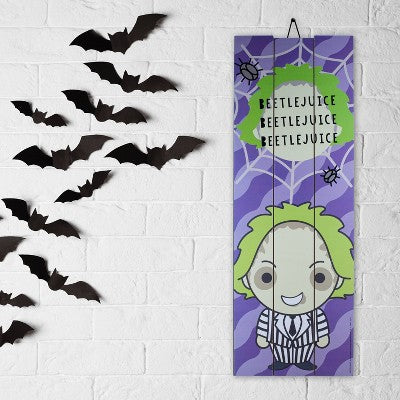 Warner Bros. 20" Beetlejuice Halloween Wall Decor with Easel