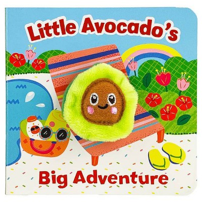 Little Avocado's Big Adventure Puppet Book - by Brick Puffinton (Board Book)