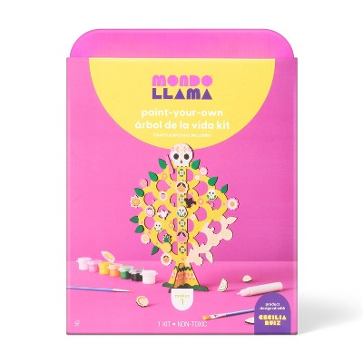 Dia de Muertos Craft Tree of Life Painting Kit - Mondo Llama